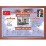 Atatürk İlke ve İnkılapları Çerçeveli (50*70)